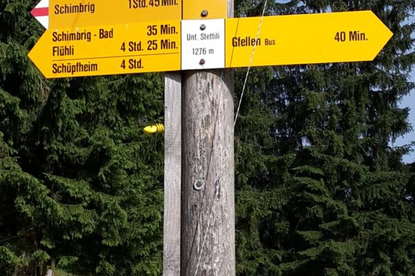 Bergwanderung auf den Schimbrig