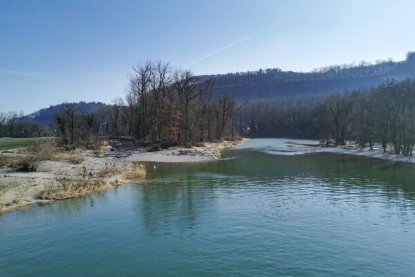 Am Aareufer entlang